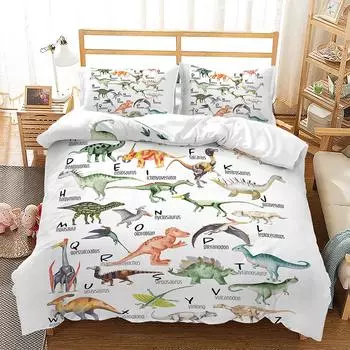 Animal And Plant Specimens Butterfly 3D Digital Printing Kit Bed Three-Piece Quilt Cover 135 * 200 (two-piece set) 90g