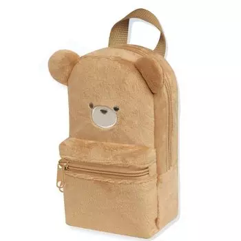 Animal Backpack Pen Kamio Japan Pencil Case Back to School Stationery Cute Goods Mail Order [Pen Case] Pouch/Bear