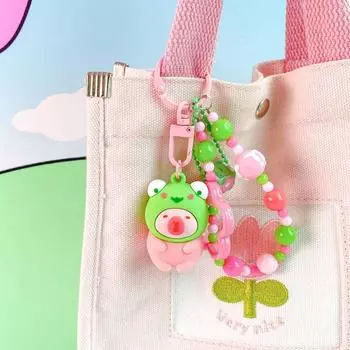 Animal Beaded Capybara Keychain Bee Red Panda Pendant Capibara Bag Hanging Hanging Accessory red panda