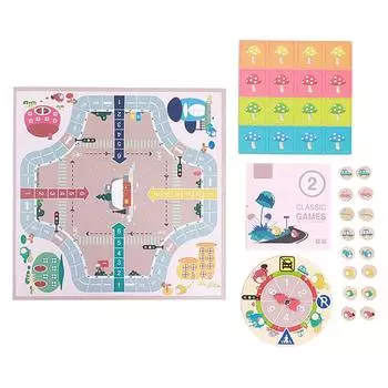 Animal Checker Детские шахматные игрушки Обучающие многофункциональные настольные игры Игрушка(# 2 )