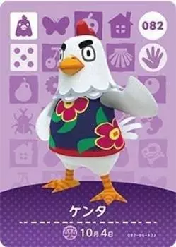 Animal Crossing amiibo Card 1 Kenta Vol. [082]