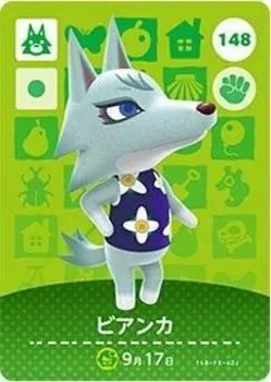 Animal Crossing amiibo Card 2 Бьянка Vol. [148]