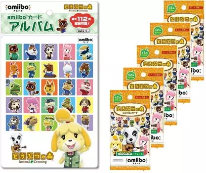 Animal Crossing amiibo Card 2 pack amiibo card album Animal Crossing lolol Vol. (5 комплект) +