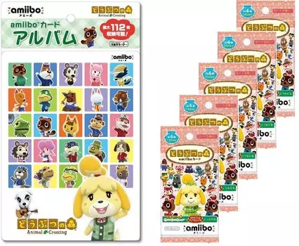 Animal Crossing amiibo Card 4 pack amiibo card album Animal Crossing lolol Vol. (5 комплект) +
