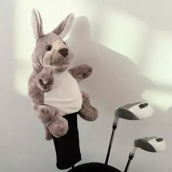 Animal Doll Golf Driver Wood Head Cover Protector, Adorable Guard Club Giveaway Equipment