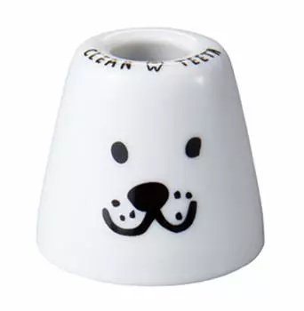 Animal face toothbrush stand holder dog 456507