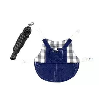 Animal Harness Leash Clothes Spring&Summer Adjustable for Rabbit Ferret Guinea-pig Bunny Hamster X3UC L