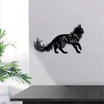 Animal Iron Crafts, Indoor Decoration, Great For Living Room Bedroom, Hallway, Outdoor Wall Decoration,11.81*6.95inch