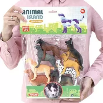 Animal Island PETS LIFE набор из 8 фигурок собак (6052), популярные игрушки в Корее