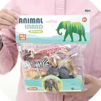 Animal Island WIDE LIFE фигурки диких животных малый набор из 6 штук (5987), 2 шт., популярные игрушки в Корее