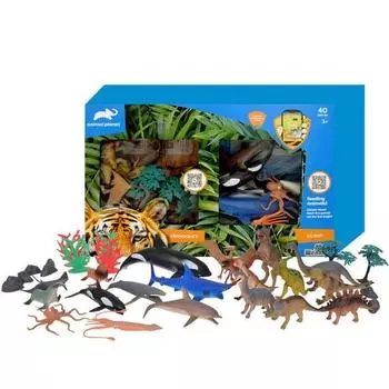 Animal Planet Динозавр Морское животное Фигурка Модель Игровой набор 40 шт., популярные игрушки в Корее