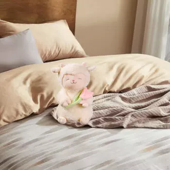 Мягкая игрушка в виде животного, овечка, украшения для дивана для детей, девочек, подростков, ко дню святого Валентина 25cm