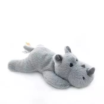Animal Rhino Doll Pendant Wrist Pad Rhino Plush Doll Doll Keyring Rhino Plush Toy Home Decor 23cm-plush doll