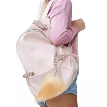 Брелок в виде хвоста животного, плюшевые брелоки для косплея, меха, игрушечная машинка, подвеска, практичная бижутерия для сумок и рюкзаков жёлтый