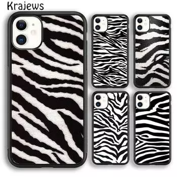 Мягкий чехол для телефона Animal Zebra Black and White Monotone Art для iPhone 14 5 SE 6s 7 8 plus X XR XS 11 12 13 pro max iPhone 6plus