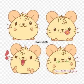 Animales Чиби рисунок Пика железные нашивки для одежды аппликации наклейки на одежду термочувствительная нашивка на заказ