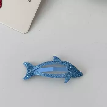 Animals Children Hairpin Cute Glitter Hairpin Sweet Sequin Dolphin Hair Clip Streetwear