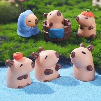 Animals Figure Toys Model Simulation Capybara Animals Figures Cartoon Figure Simulation Capibara Model