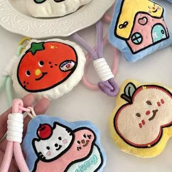 Animals Plush Keychain Cotton Cute Pendant Cute Cartoon Pendant Hanging Accessory Style 14