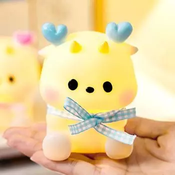 Animated Animal Night Light with Soft Glow, Ideal Christmas Gift, Beaulct