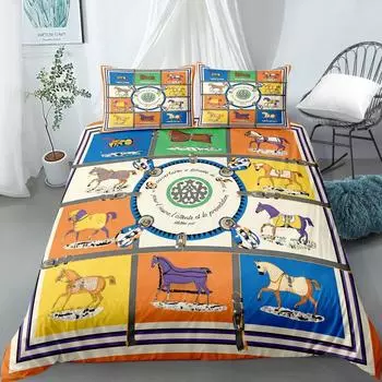 Animation Digital Three-Piece American 3D Digital Printing Kit GB-Single135cm200cm