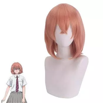 Аниме 30 см Токио Мстители Татибана Хинат Косплэй парик оранжевый короткие волосы теплая шапочка из синтетического волокна для вечеринок для девочек и женщин 30CM коричневый