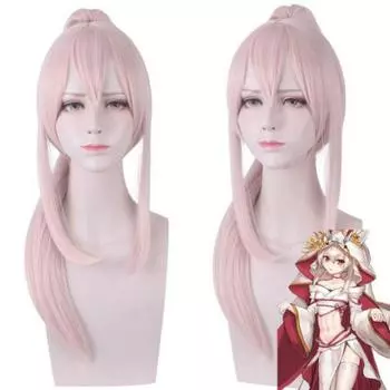 Аниме 80 см длинный хвостик парик косплей игра Azur Lane костюм Аянами термостойкие синтетические волосы женские вечерние парики для косплея 77-80CM розовый