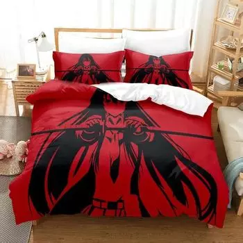 Anime Akame ga Kill Esdeath Bedding Set Boys Girls Twin Queen Size Duvet Cover Pillowcase Bed Kids Adult Home Textileextile 70x133cm 2pcs