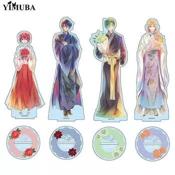 Аниме Akatsuki no Yona, акриловая подставка, модель, пластина Yona Haku Yun Kijia Shina Jieha Zeno Suuon, фигурки, игрушки, декор для рабочего стола, вентиляторы 1