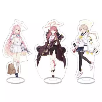 Аниме акриловая подставка фигурка игрушка синий архив ПВХ лазер настольная подставка модель игрушки подарок