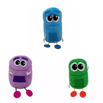 Аниме английская иллюстрированная книга StoryBot Robot Plush Toy выпущена 16-21cm
