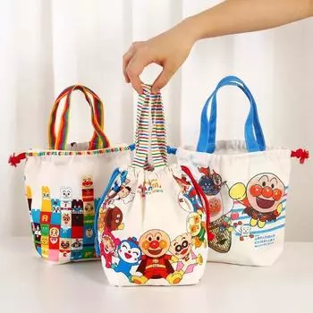 Аниме Anpanman Подгузник Ланч-бокс Купальник Спортивная одежда Хранение нижнего белья Мумия Ручная сумка для бутылок Разные сумки Игрушки Органайзер белый