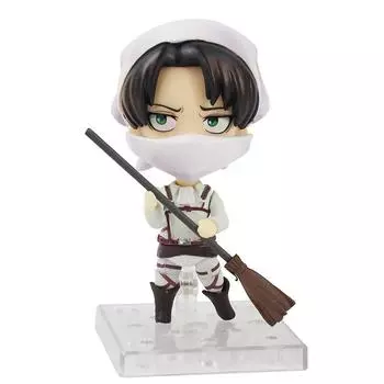 Аниме Атака Титанов Леви Уборка Вер. Фигурка из ПВХ, Коллекционная модель игрушки, мультяшный коллекционер хобби, Рождественский подарок, анимационные подарки as the picture