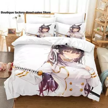 Anime - Azur Lane Bedding Set Single Twin Full Queen King Size Bed Set Aldult Kid Bedroom Duvetcover Sets bed sheet set 2-3 70x133cm 2pcs