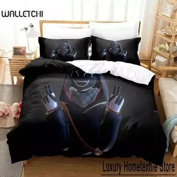 Anime Badboyhalo (SMP) Bedding Set Duvet Cover Bed Set Quilt Cover Pillowcase Comforter king Queen Size Boys Adult Bedding Set 70x133cm 2pcs