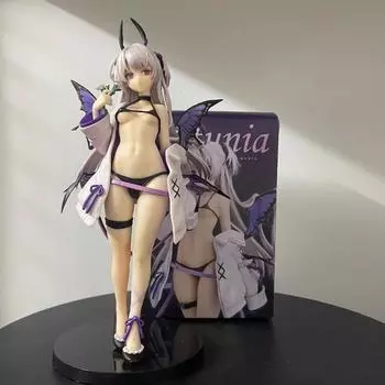 Anime Bechuania Figure 23cm Butterfly Girl Standing Desktop Ornament Pvc Action Adult Figure Model Gift Toy