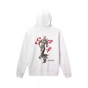 Аниме Bizarre Adventure Stone Enrico Pucci Ani Art BLACK LABEL Back Print Hoodie L Size JoJo s Ocean Womens