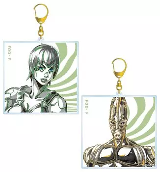 Аниме Bizarre Adventure Stone Fu F Ani Art BLACK LABEL BIG акриловый брелок JoJo s Ocean F&FOO двухсторонний