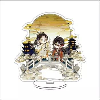 Аниме Благословение Мерч 15 см акриловая фигурка на подставке для фанатов реквизит картина подарок оранжевый