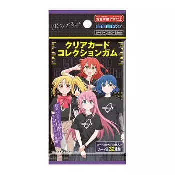 Аниме Bocchi the Rock Коллекция прозрачных карточек с жевательной резинкой Ограниченное издание Коробка с бонусом за покупку