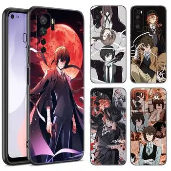 Аниме Bungo Stray Dog черный чехол для телефона Huawei Nova 8 9 10 SE 11 Ultra 12 Pro 7i 8i 11i 11E Y70 Plus Y60 Y61 Y71 Y90 Y91 Huawei Nova 11 Pro