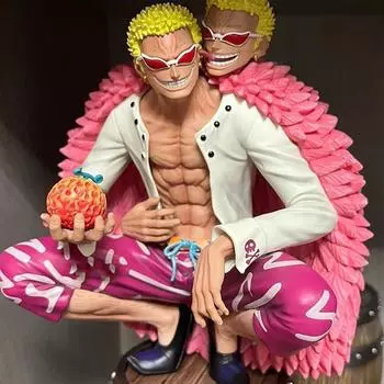 Аниме цельная фигурка Donquixote Doflamingo, экшн-фигурка, цельная курица Shichibukai, коллекция ПВХ, модель куклы, подарки, игрушки разноцветный