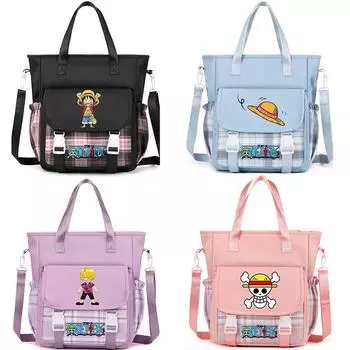 Аниме цельная сумка через плечо сумка для подростков девочек мальчиков школьная сумка для мужчин и женщин многофункциональная дорожная сумка сумки рюкзак