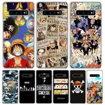 Аниме цельный логотип для Samsung Galaxy S10 Plus S20 FE S21 S22 Ultra чехол для телефона S10E S8 S9 + S7 Edge J4 Корпус Shell Coque Samsung S20 FE