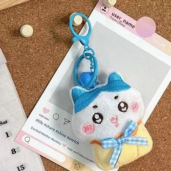 Аниме Chiikawa Плюшевые игрушки Брелок Каваий Мультяшные броши Chiikawa для женщин девочек Аксессуары для украшения рюкзака Подарки