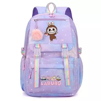 Anime Cute Printed Backpack Teenger Student Kid Girl Boy Schoolbag Bookbag Women Large Capacity Waterproof Schoolbag Travel Bag