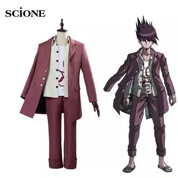 Аниме Danganronpa V3 Momota Kaito Косплей Костюм Унисекс Мужчины Женщины Kaito Школьный Костюм Астронавта Хэллоуин Карнавальная Униформа XS