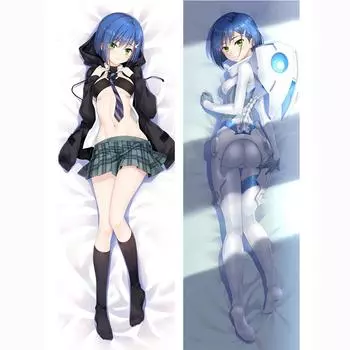 Аниме DARLING in the FRANXX Ichigo 015 Dakimakura Наволочка Waifu Body Hugging Наволочка Постельное белье Декоративная наволочка 34x100cm Peach Skin