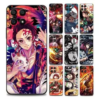 Аниме Demon Slayer Kamado Tanjirou Nezuko чехол для телефона для Honor 50 30 10 Lite 30i 20 20e 9A 9C 9X Pro 8X Nava 8i 9 Y60 чехол Honor 8X