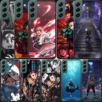 Аниме Demon Slayer tanjiro телефон для Samsung Galaxy A02S A12 A22 A32 A42 A52S A72 4G 5G A03S A13 A23 A33 A53 A73 A9 A8 A7 A6 F12 Samsung A02S